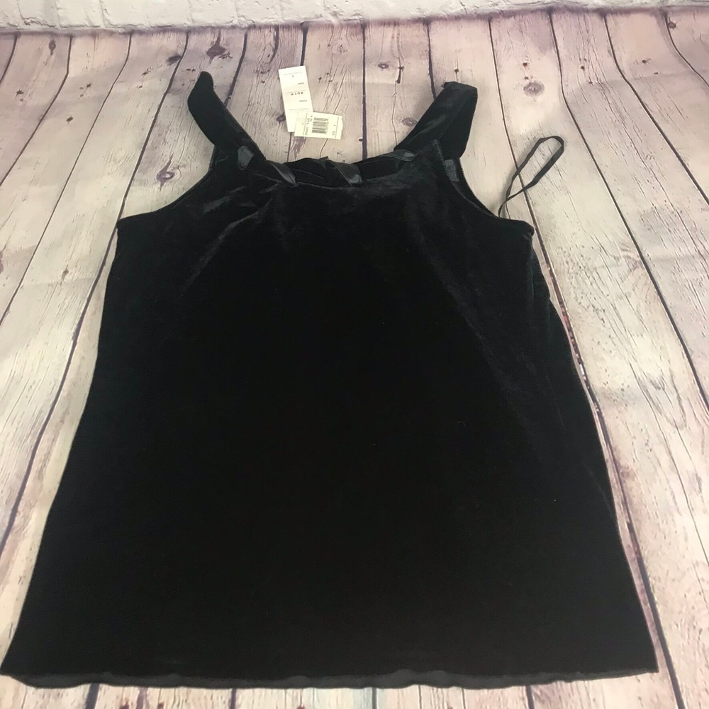 NWT Spense Sleeveless Black Blouse Size Medium - Picture 5 of 6